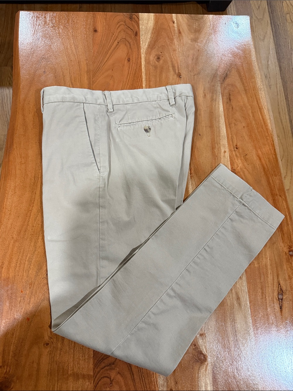 Polo by Ralph Lauren Men's Khaki Chinos Stretch Slim in Light Beige